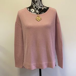 Splendid Women’s Pink Crewneck knit Sweater/Size:M